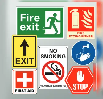 fire - safety - info signs